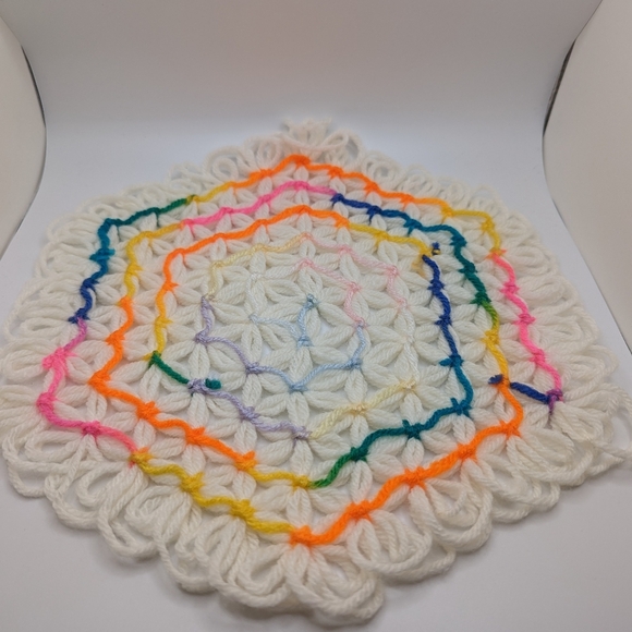 5/$20🩵 Three Hand Woven Hot Pads - Picture 2 of 5